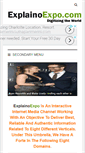 Mobile Screenshot of explainoexpo.com