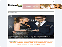 Tablet Screenshot of explainoexpo.com